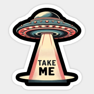 take me Sticker